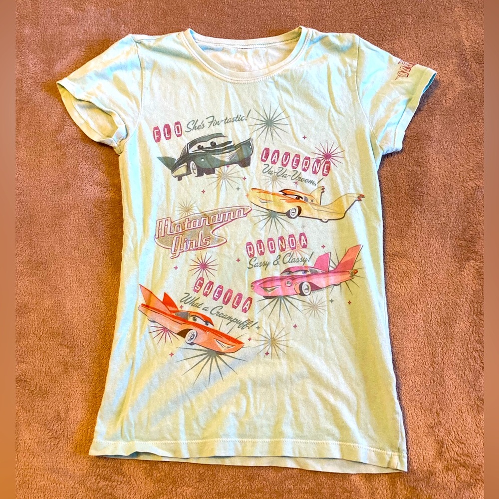 Disney Parks- Motorama Girls. Girls (Youth Large) tee.